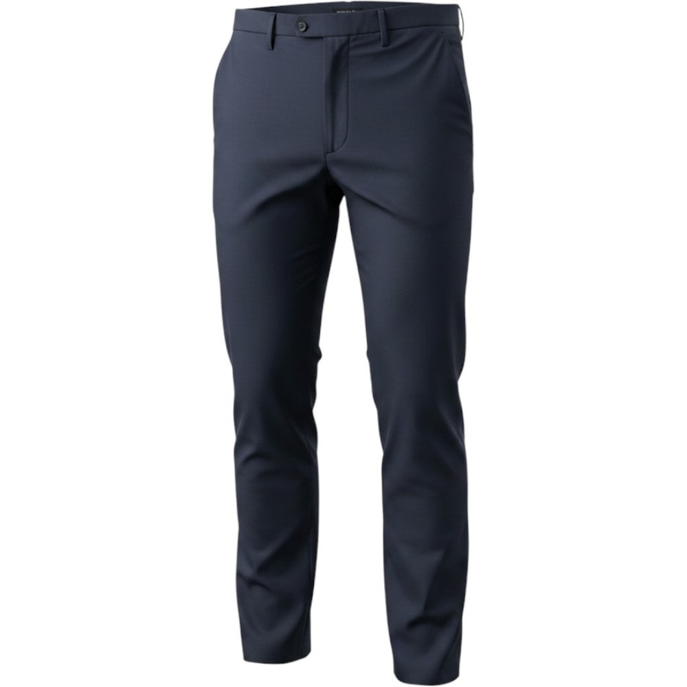 Banana Republic Mens Non-Iron Tailored Slim Chino Pants Navy Blue 36x34